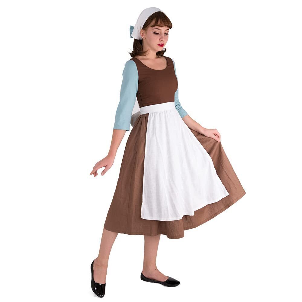 6530 Cinders Rags Peasant Costume Maid Dress Cosplay S